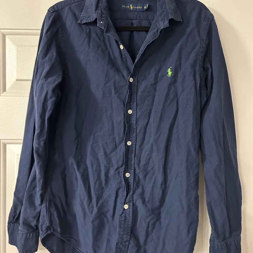 Ralph Lauren Men's Dark Blue Casual Shirt